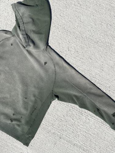 Darts Sweat Hoody (French Terry) "Olive"