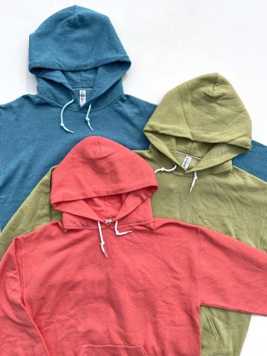 【JERZEES】　Over Dye Hooded Sweatshirt (Garment Dye)