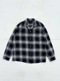 【TOWNCRAFT】 Flannel Check Loop Collar L/S Shirt