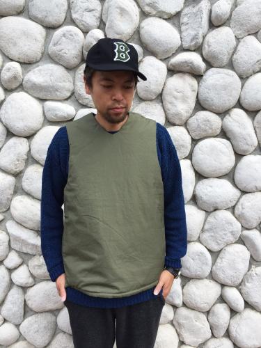 【MONITALY】　Reversible Insulated Vest　(Vancloth)