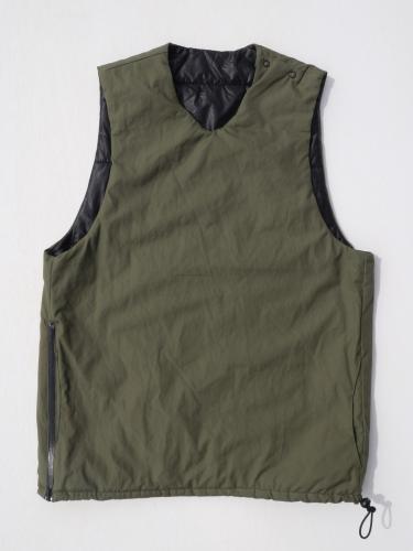 【MONITALY】　Reversible Insulated Vest　(Vancloth)
