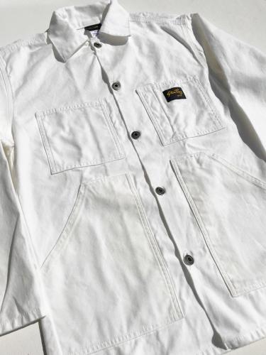 【Stan Ray】 SHOP JACKET (White Sateen)