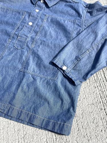 Army Popover Shirt (Cotton Chambray)