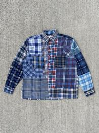 Flannel Shirt → Straight Hem Shirt "S-A"