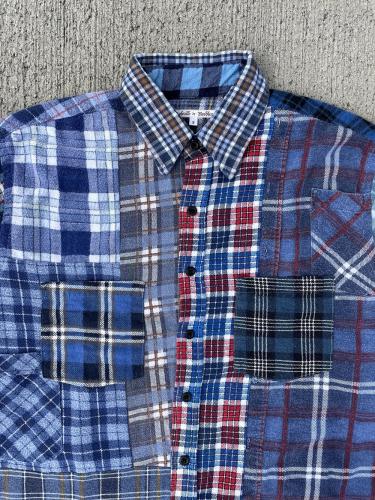 Flannel Shirt → Straight Hem Shirt "S-A"