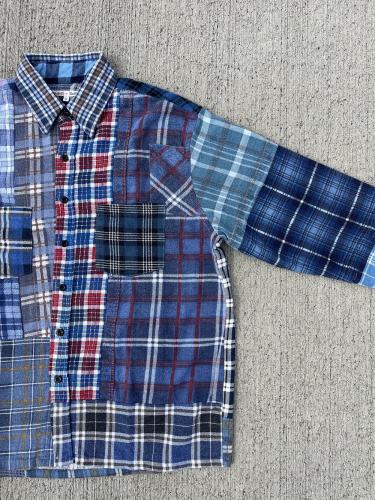 Flannel Shirt → Straight Hem Shirt "S-A"