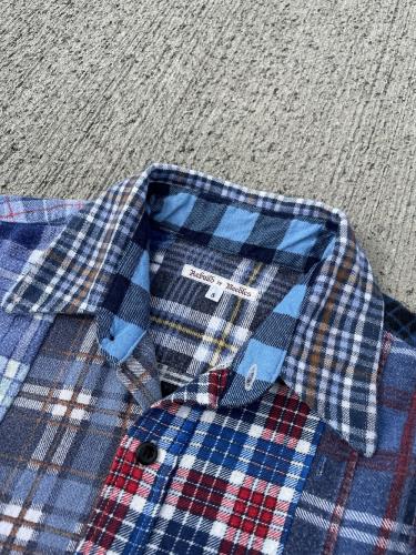 Flannel Shirt → Straight Hem Shirt "S-A"