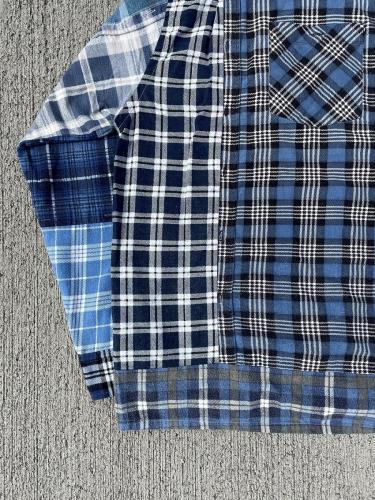 Flannel Shirt → Straight Hem Shirt "S-A"