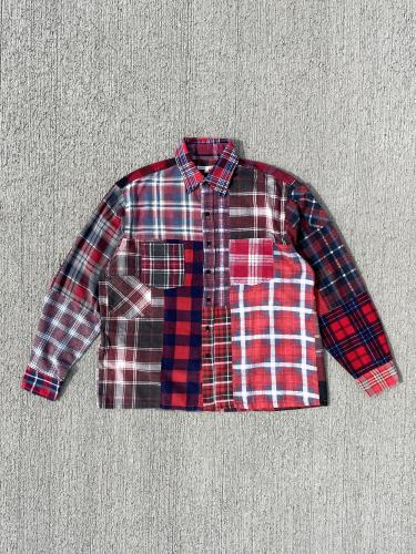 Flannel Shirt → Straight Hem Shirt "M-A"
