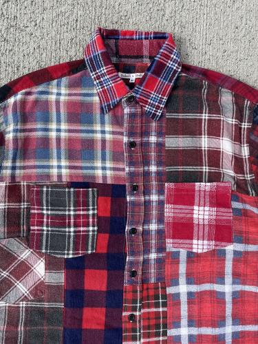 Flannel Shirt → Straight Hem Shirt "M-A"