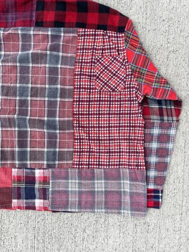 Flannel Shirt → Straight Hem Shirt "M-A"