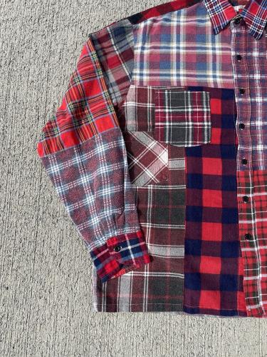 Flannel Shirt → Straight Hem Shirt "M-A"
