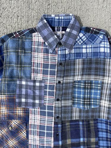 Flannel Shirt → Straight Hem Shirt "M-C"
