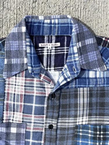 Flannel Shirt → Straight Hem Shirt "M-C"
