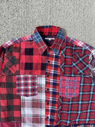 Flannel Shirt → Straight Hem Shirt "L-A"