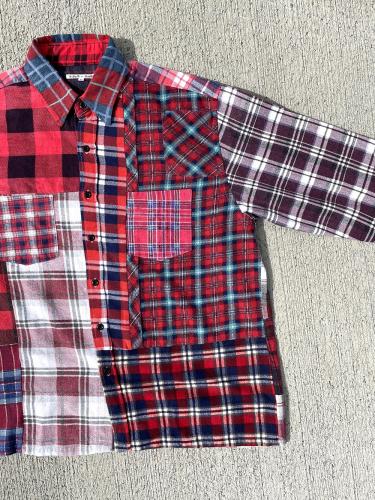 Flannel Shirt → Straight Hem Shirt "L-A"