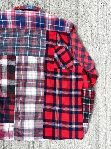 Flannel Shirt → Straight Hem Shirt "L-A"