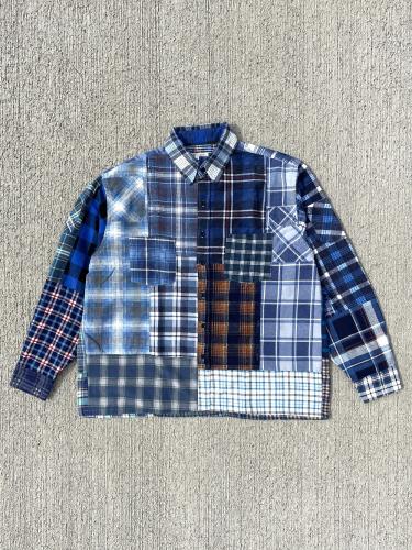 Flannel Shirt → Straight Hem Shirt "L-B"