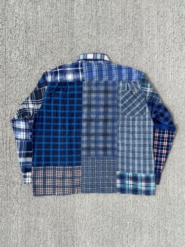 Flannel Shirt → Straight Hem Shirt "L-B"