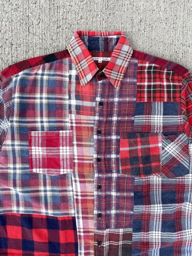 Flannel Shirt → Straight Hem Shirt "M-B"