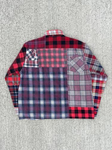 Flannel Shirt → Straight Hem Shirt "M-B"