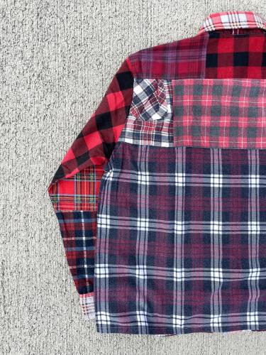 Flannel Shirt → Straight Hem Shirt "M-B"