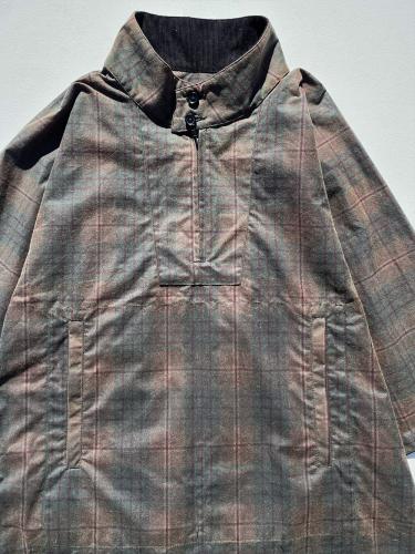 【 30% OFF】　TL Poncho (7oz Waxed Cotton Plaid)