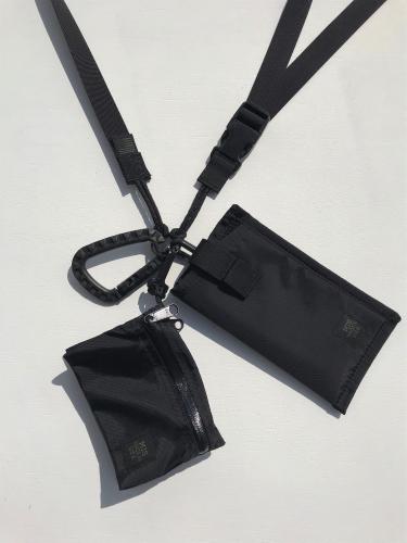 TACTICAL KEY STRAP SET (Black)