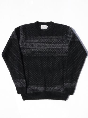 Jacquard Shetland Sweater (2 Tone)