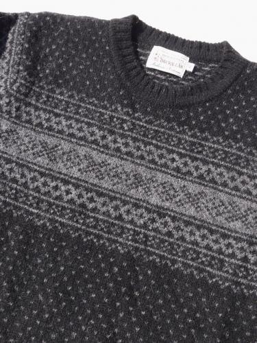 Jacquard Shetland Sweater (2 Tone)