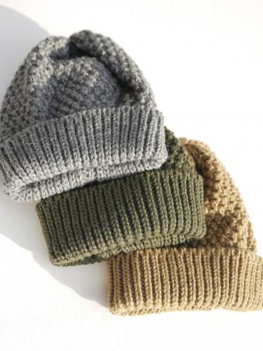 MOSS STITCH HAT