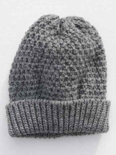 MOSS STITCH HAT