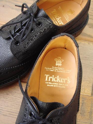 M5633 Brogues (Black Scotch Grain)