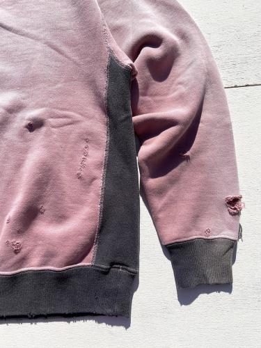 【30% OFF】 2-Tone Crew Neck Sweat Shirt
