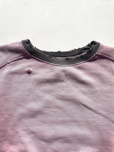 【30% OFF】 2-Tone Crew Neck Sweat Shirt