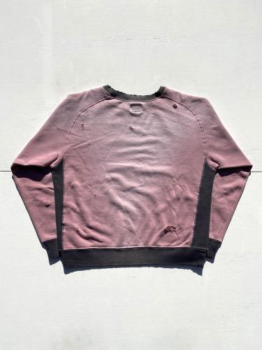 【30% OFF】 2-Tone Crew Neck Sweat Shirt