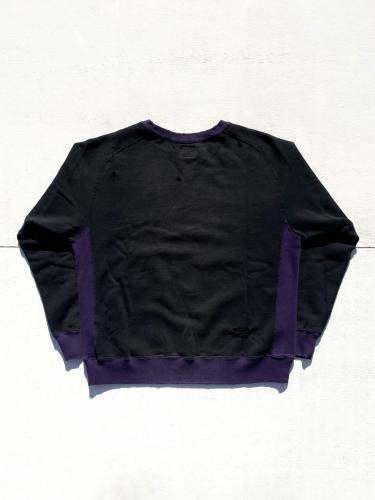【30% OFF】 2-Tone Crew Neck Sweat Shirt