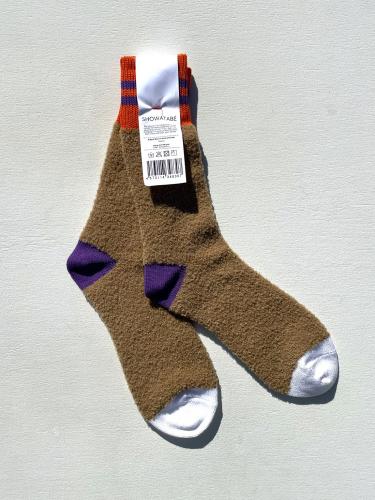 【SHOWATABÉ】 Alpaca Boucle Socks (Stripes)