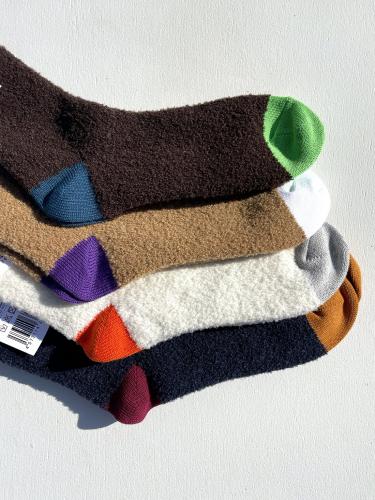 【SHOWATABÉ】 Alpaca Boucle Socks (Stripes)