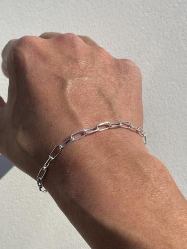 Squarel Link Chain Bracelet