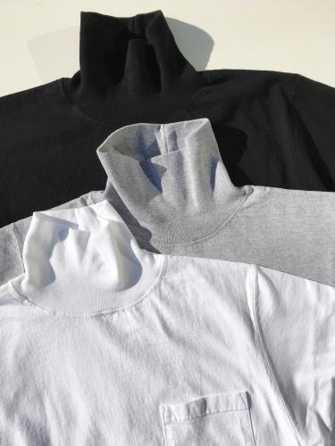 L/S TURTLE NECK POCKET Tee