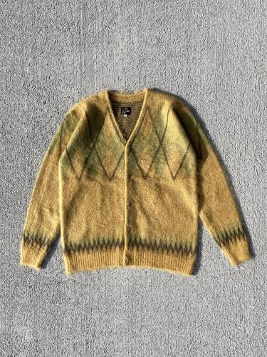 Mohair Cardigan (Argyle)